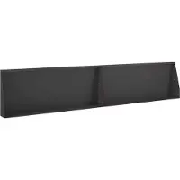 vidaXL Steunmuur, 2 stuks, 100 x 12 x 50 cm, staal, zwart