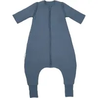 Meyco Baby Studio Collection Classic Slaapoverall Jumper - Afritsbare Mouwen - Indigo - 104cm - 2.5 TOG