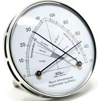 Fischer - 142.01-01 - Ruimteklimaatmeter mit Edelstahl-Pins 100mm