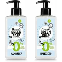 Marcel's Green Soap 2 x - Handzeep 0% - Zachte verzorging - 250 ml - Voordeelverpakking - 2 stuks