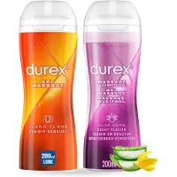 Durex - 200ml x 2 Glijmiddel - Aloe Vera - Ylang Ylang - Voordeelverpakking