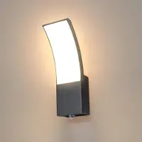 Kavo - Buitenlamp - Buitenlamp met Bewegingssensor - Buitenlamp met Sensor - Zwart - 11cm x 7cm x 23cm