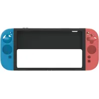 Deltaco Gaming Siliconen Hoes voor Nintendo Switch 2 - Blauw/Rood