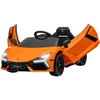 AIYAPLAY Elektrische kinderauto Kunststof, staal 105L x 60B x 40H cm Oranje