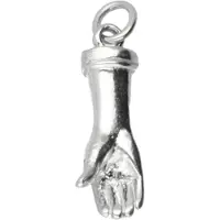 MOOYE ® - Collectie Zilveren Hand kettinghanger