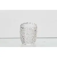 J-Line Decoratieve pot - glas - transparant - small - set van 3