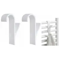 Primpol 2x Dubbelzijdige Radiator Haken - Handdoek & Kleding