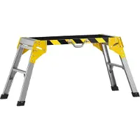 HOMCOM Werkbank - Aluminiumlegering - 110 x 32 x 50 cm - Zwart