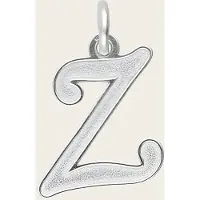 MOOYE ® - Collectie Zilveren letter Z sierlijk mat-glans kettinghanger