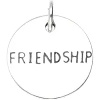 MOOYE ® - Collectie Zilveren Friendship kettinghanger