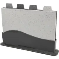 Danny Home Snijplankenset met Houder - Set van 4 Snijplank van duurzaam materiaal - Vaatwasser bestendig - kunstof