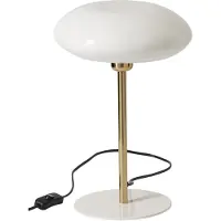 J-Line Tafellamp - metaal - wit/goud