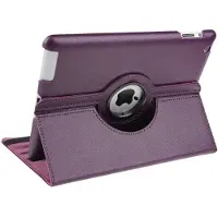Mobigear Tablethoes geschikt voor Apple iPad 4 (2012) Hoes | DuoStand Draaibare Bookcase - Paars