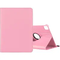 Mobigear Tablethoes geschikt voor Apple iPad Pro 11 Inch (2020) Hoes | DuoStand Draaibare Bookcase - Roze