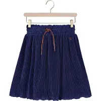 Nono korte plissé rok - blauw Meisjes Polyester Effen - maat 122/128