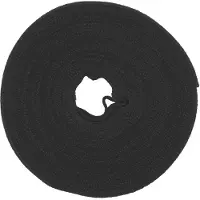 InLine Klittenband rol 16mm / zwart (10 meter)