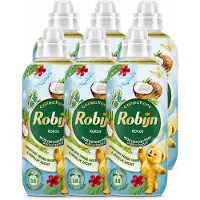 Robijn 6 x – Wasverzachter – Kokos Sensation – 765 ml - Voordeelverpakking - 6 stuks