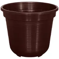 Geli Bloempot STANDARD Bruin Ø 16 cm - Kunststof