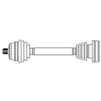 METELLI 17-0750 Aandrijfas