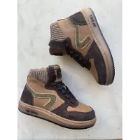 Hip suède sneakers - donkerbruin - maat 35 | Sneaker van