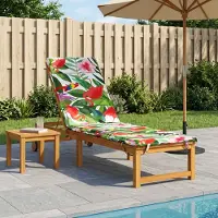 vidaXL Ligstoel Kussen GEMERT 100% Polyester Meerkleurig