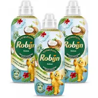 Robijn 3 x – Wasverzachter – Kokos Sensation – 765 ml - Voordeelverpakking - 3 stuks