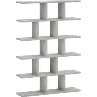 vidaXL Wandplank Betongrijs 70 x 17 x 101 cm Bewerkt hout
