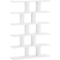 vidaXL Wandplank Wit 70 x 17 x 101 cm Bewerkt hout