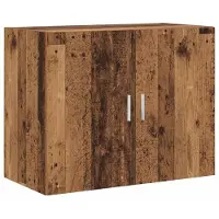 vidaXL Wandkast Oud hout 80 x 42,5 x 64 cm Bewerkt hout
