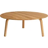 HAY Bella salontafel Geolied eiken, Ø80x32 cm