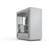Fractal Design Boîtier PC Gaming Define One Light TG Clear Tint moyen tour avec panneau latéral en verre trempé Gris