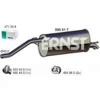 ERNST 550017 Einddemper
