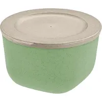 Koziol Connect schaal met deksel 1 L biocirculaire thermoplast Nature leaf green
