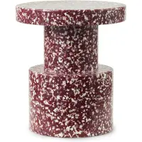 Normann Copenhagen Bit ronde kruk Bordeauxrood