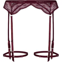 Hunkemoller Jarretels 'Isabelle' rood