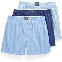 Ralph Lauren Boxershorts van puur katoen in een set van 3
