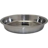 Happy pet voerbak pup ondiep rvs 25 cm