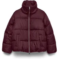 Vero Moda Winterjas 'VMDina' wijnrood