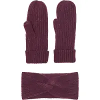 ONLY GIRLS Set 'KOGSWEA' wijnrood