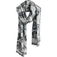 Next Sjaal navy / wit
