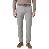 Alberto Smart Look Regular Fit Chino lichtgrijs, Effen