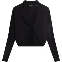 Ted Baker Gabrlaa Rondgebreide Korte Shrug Zwart Vest