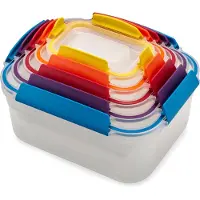 Joseph Joseph Nest Lock - Vershouddozen - Makkelijk te Stapelen - 5 stuks - Multikleur