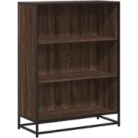 vidaXL Boekenkast 80,5x35x107,5 cm bewerkt hout bruin eikenkleur