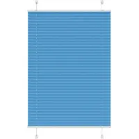 vidaXL Plissé rolgordijn 90x150 cm stofbreedte 89,4 cm polyester blauw