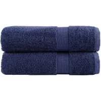 vidaXL Handdoeken SOLUND 2 st 600 g/m² 50x100 cm marineblauw