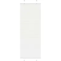 vidaXL Plissé rolgordijn 75x200 cm stofbreedte 74,4 cm polyester wit