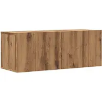vidaXL Tv-wandmeubel 80x30x30 cm bewerkt hout artisanaal eikenkleurig