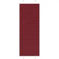 vidaXL Plissé rolgordijn 80x200 cm stofbreedte 79,4 cm bordeauxrood