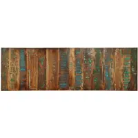 vidaXL Hoofdbord 160 cm massief gerecycled hout meerkleurig
